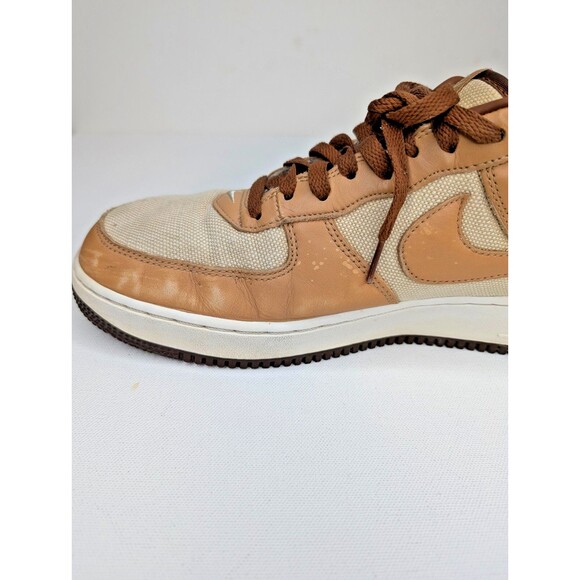 Nike Mens Air Force 1 Low Acorn Sneakers Sz 11.5 Running Basketball DJ6395-100 - Picture 3 of 9